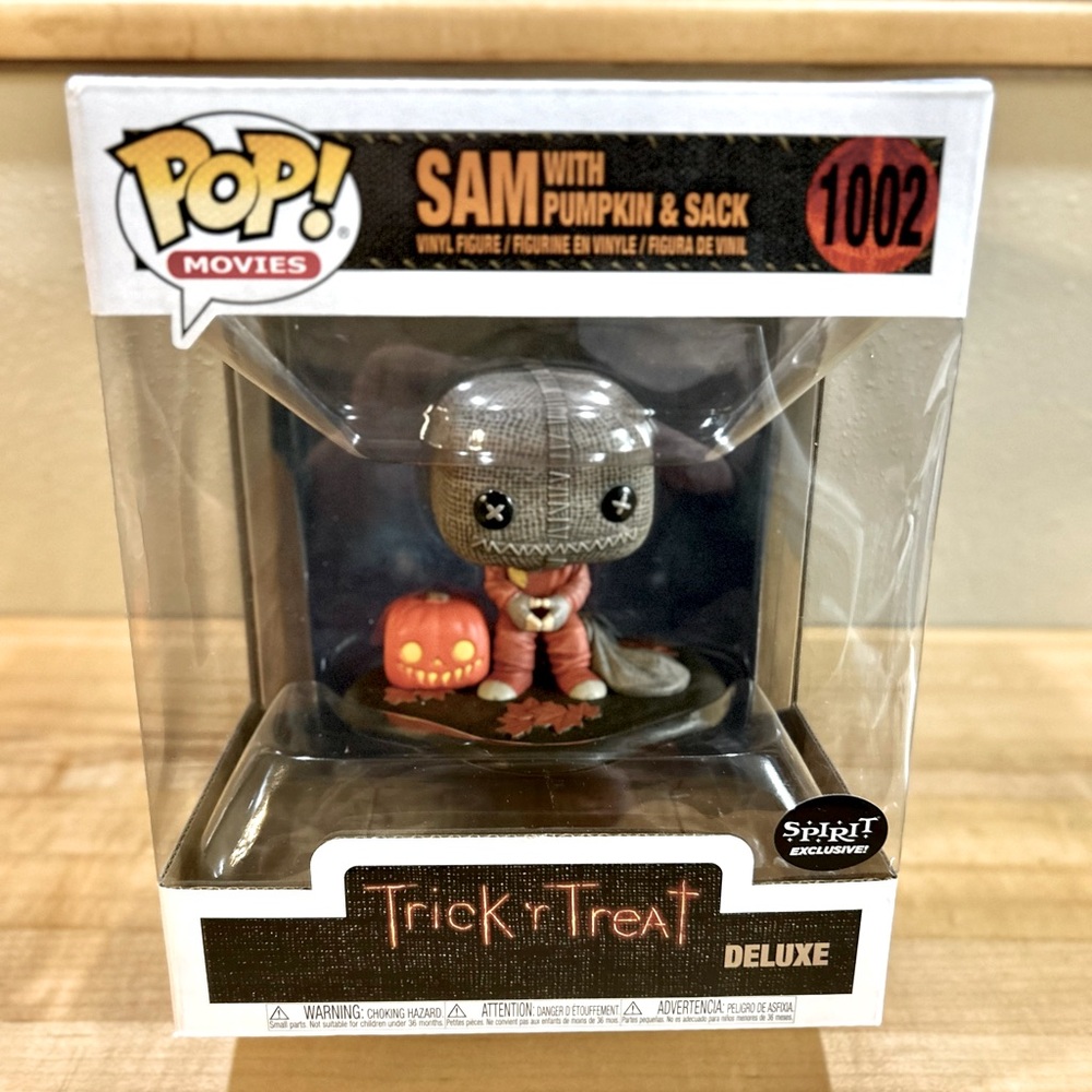 Halloween Sam with Pumpkin & Sack Pop Figure